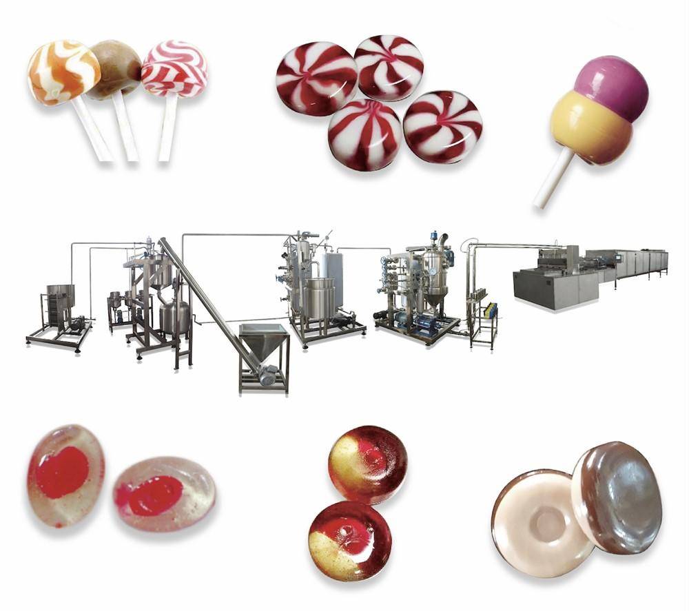 Hard candy -Lollipop-Toffee Depositing line