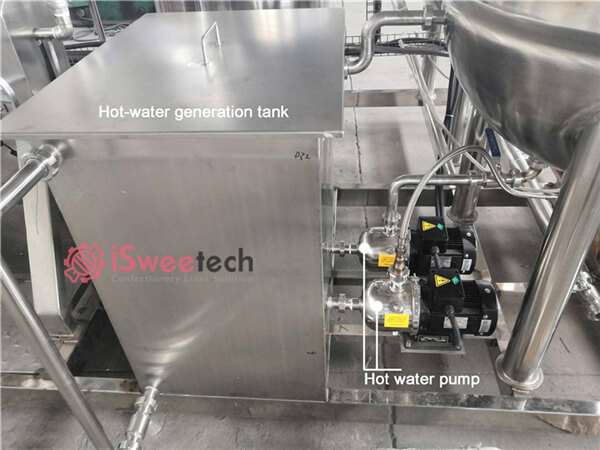 Hot water generation tank