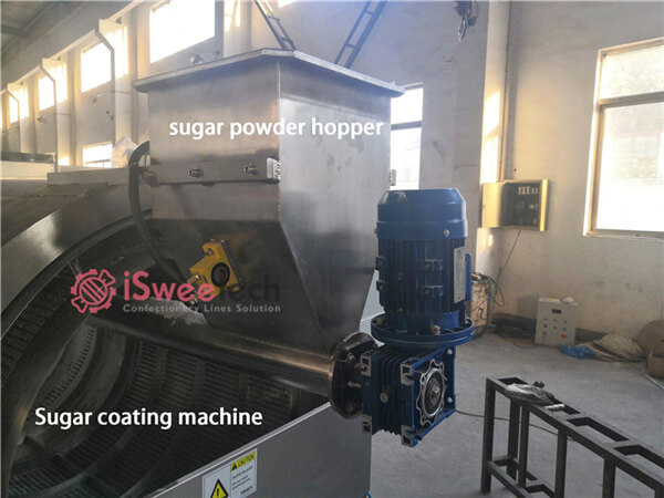 Sugar powder hopper