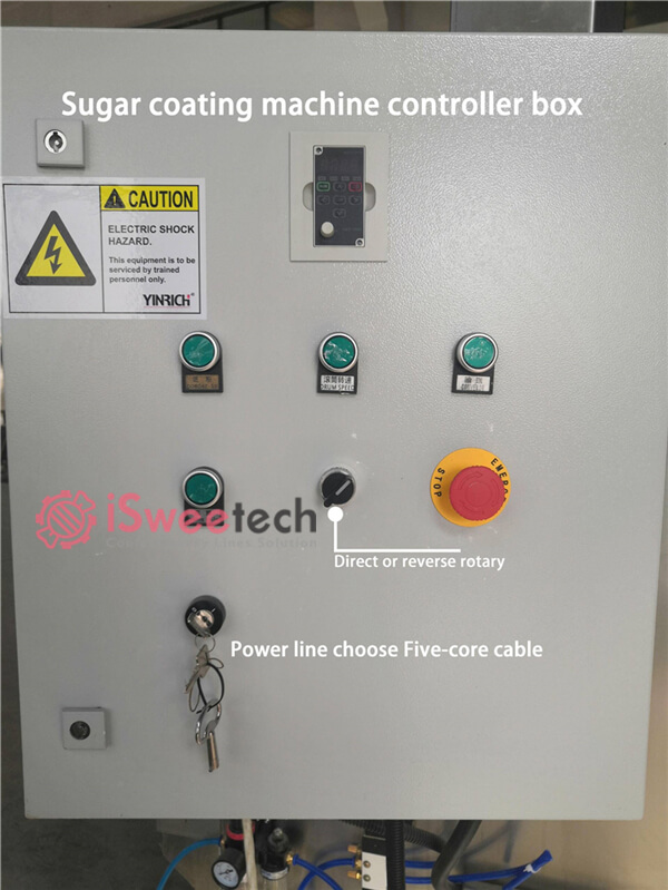 Sugar coating machine controller cabinet