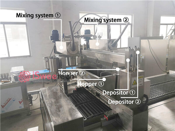  The gummy candy making machine depositor