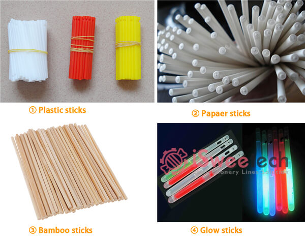 kinds of lollipop sticks